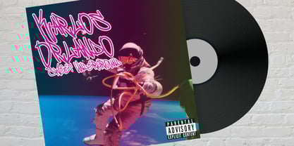 Barikend Graffiti Font Poster 2