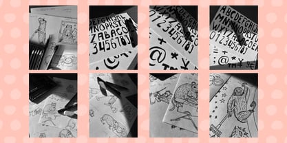 Household Chores Font Poster 8