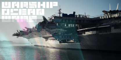 Xpron Stencil Geo Font Poster 10