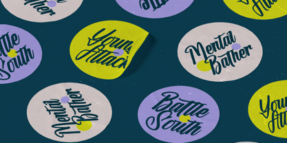 Chunky Slandis Font Poster 6