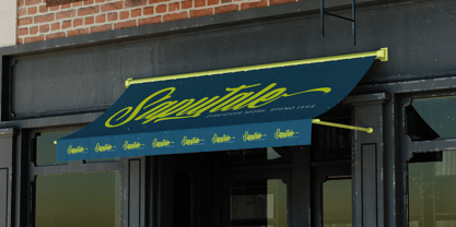 Chunky Slandis Font Poster 10