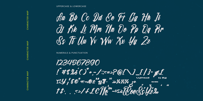 Chunky Slandis Font Poster 14