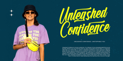 Chunky Slandis Font Poster 3