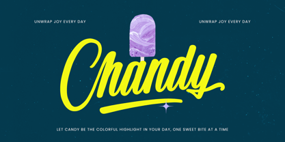 Chunky Slandis Font Poster 5