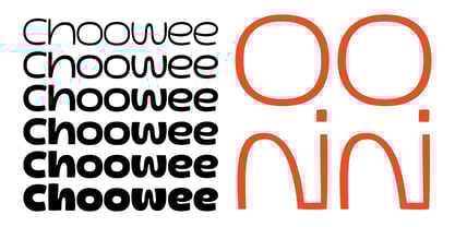 Choowee 2.0 Font Poster 10