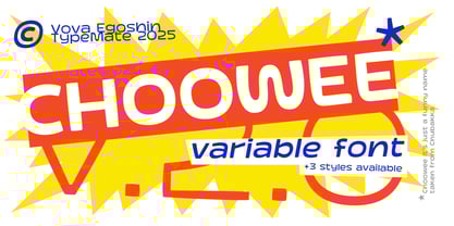 Choowee 2.0 Font Poster 1