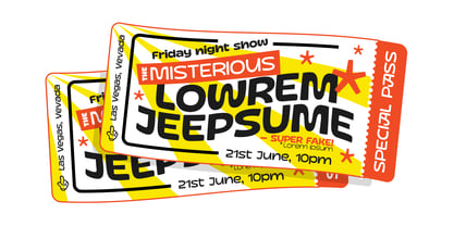 Choowee 2.0 Font Poster 4