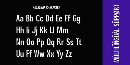 Radadawa Font Poster 9