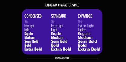 Radadawa Font Poster 3