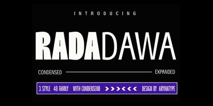 Radadawa Font Poster 1