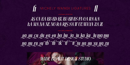 Michely Wangi Font Poster 15