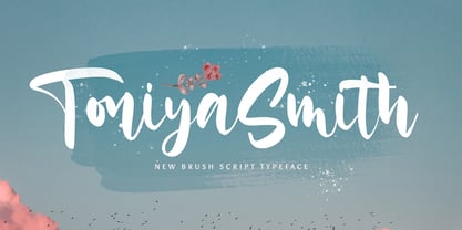 Toniya Smith Font Poster 8