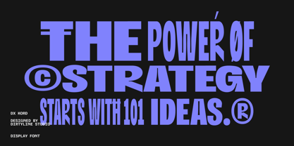 Dx Kord Font Poster 8