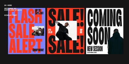 Dx Kord Font Poster 10