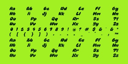 Raivol Font Poster 3