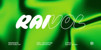 Raivol Font Poster 1