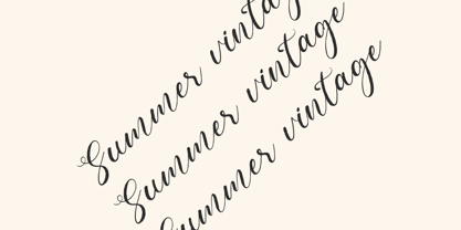 Rosewood Script Font Poster 3