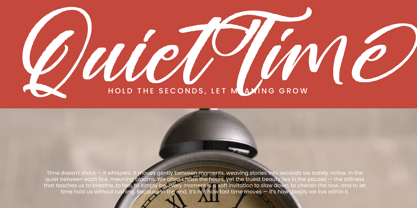 Blakely Quincy Font Poster 7