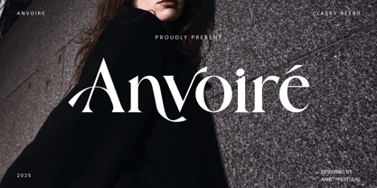 Anvoire Font Poster 1