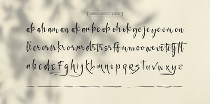 Myrical Amellina Font Poster 12