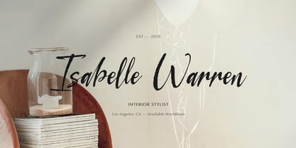 Myrical Amellina Font Poster 3