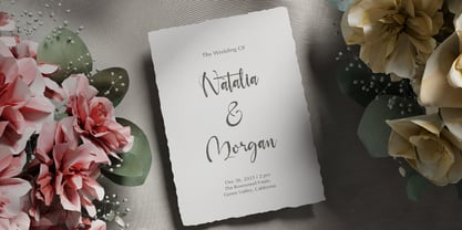 Myrical Amellina Font Poster 4