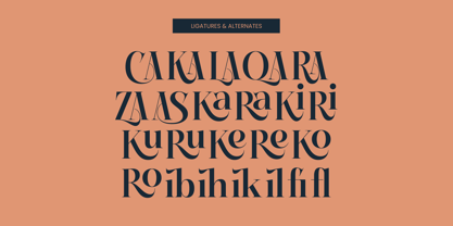 Keylag Borden Font Poster 14