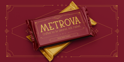 Metrova Font Poster 5