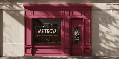 Metrova Font Poster 7