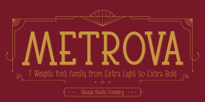 Metrova Font Poster 1
