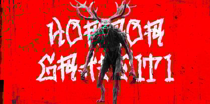 Spooky Street Font Poster 4