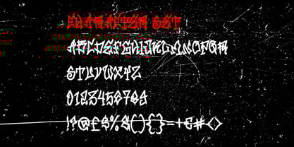 Spooky Street Font Poster 5