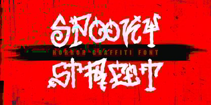 Spooky Street Font Poster 1