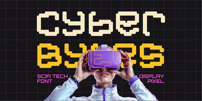 Cyber Bytes Font Poster 1