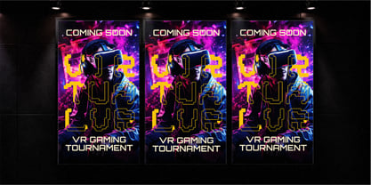 Cyber Bytes Font Poster 3