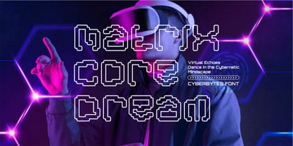 Cyber Bytes Font Poster 4