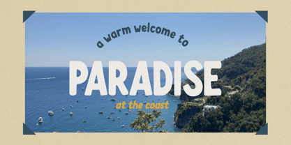 Sul Mare Font Poster 2