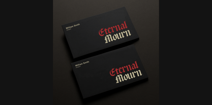 Grave Shade Font Poster 9