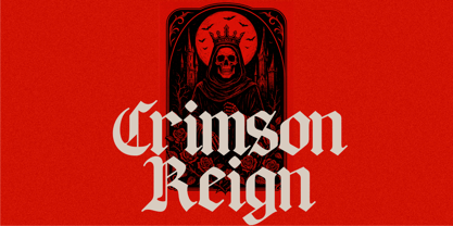 Grave Shade Font Poster 3