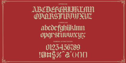 Grave Shade Font Poster 10