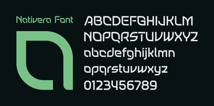 Nativera Font Poster 5