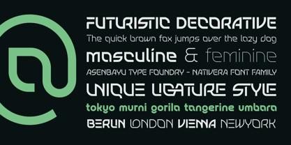 Nativera Font Poster 11