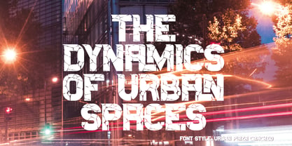 Urban Plaza Font Poster 4
