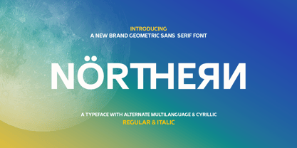 Nothern Sans Font Poster 1