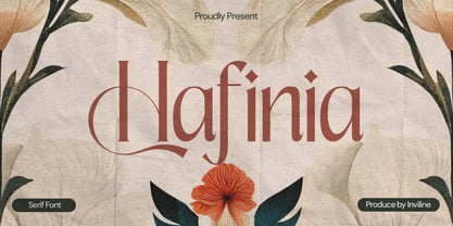Hafinia Font Poster 1