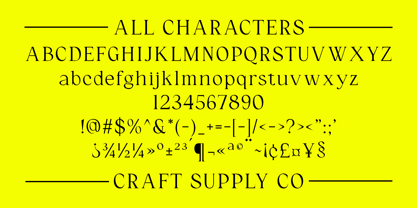 Catelyn Font Poster 6