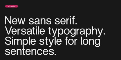 MIT Quailav Font Poster 2
