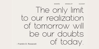 Moderan Font Poster 8