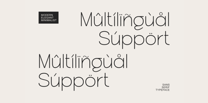 Moderan Font Poster 4