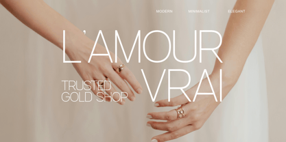 Moderan Font Poster 6